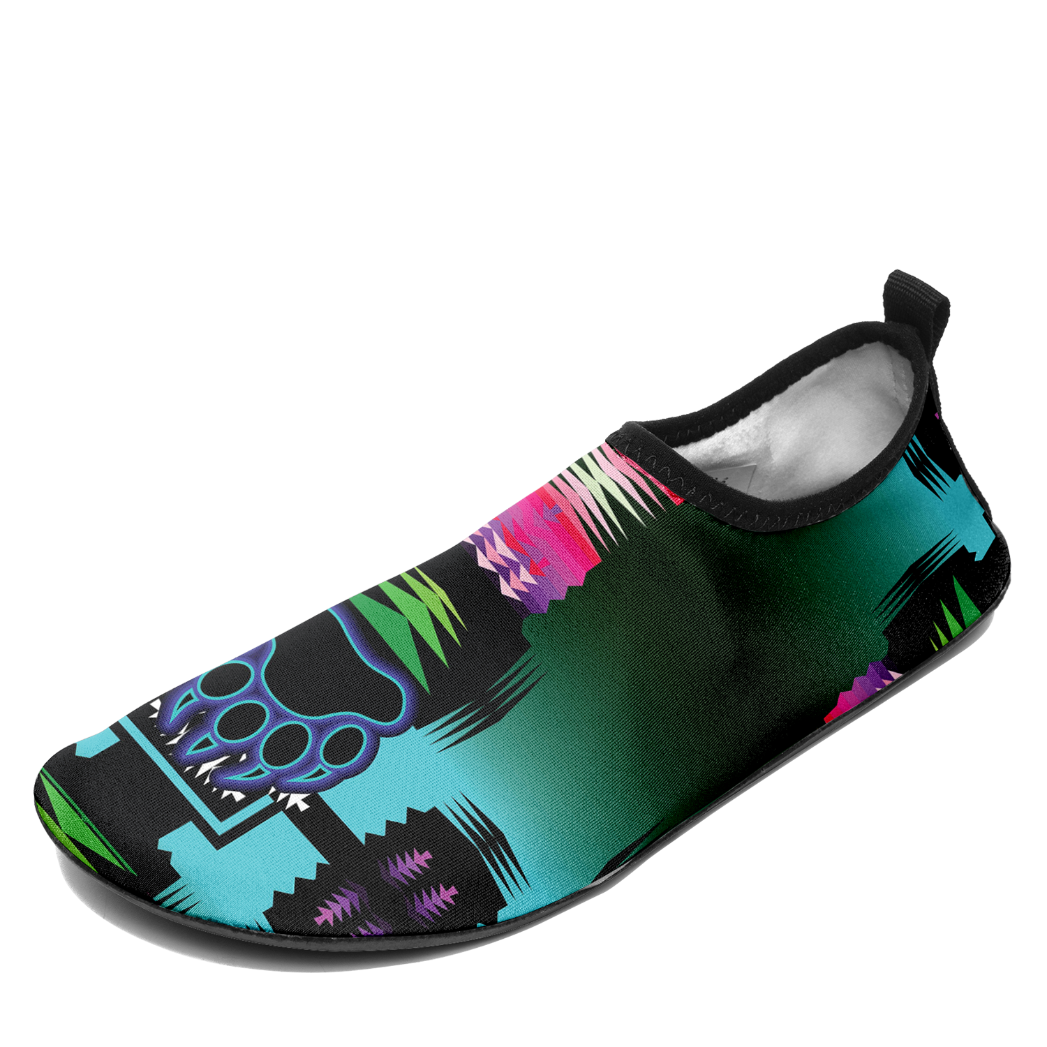 Kids Midnight Sage Turquoise Bearpaw Sockamoccs Slip On Shoes