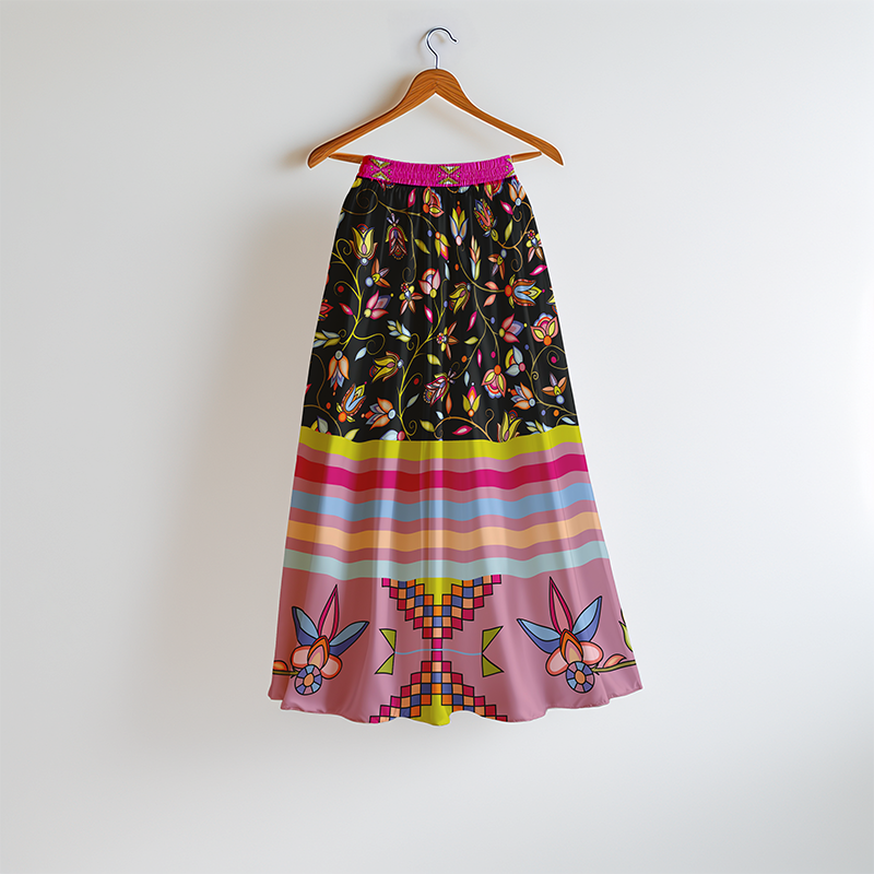 River of Petals Dark Skirt