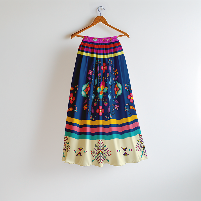 Starwoven Garden Blue Skirt