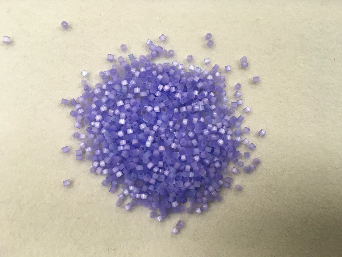 1.6mm Size 15/0 24g tube Cylindica Seed Beads Iris