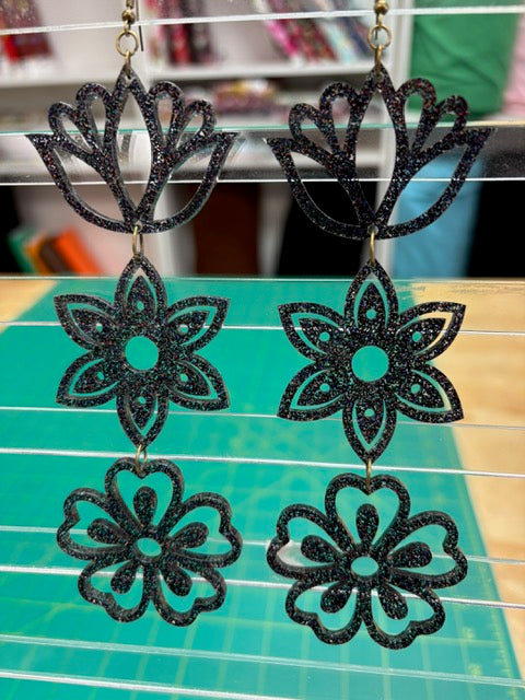 Handmade Long Acrylic Earrings
