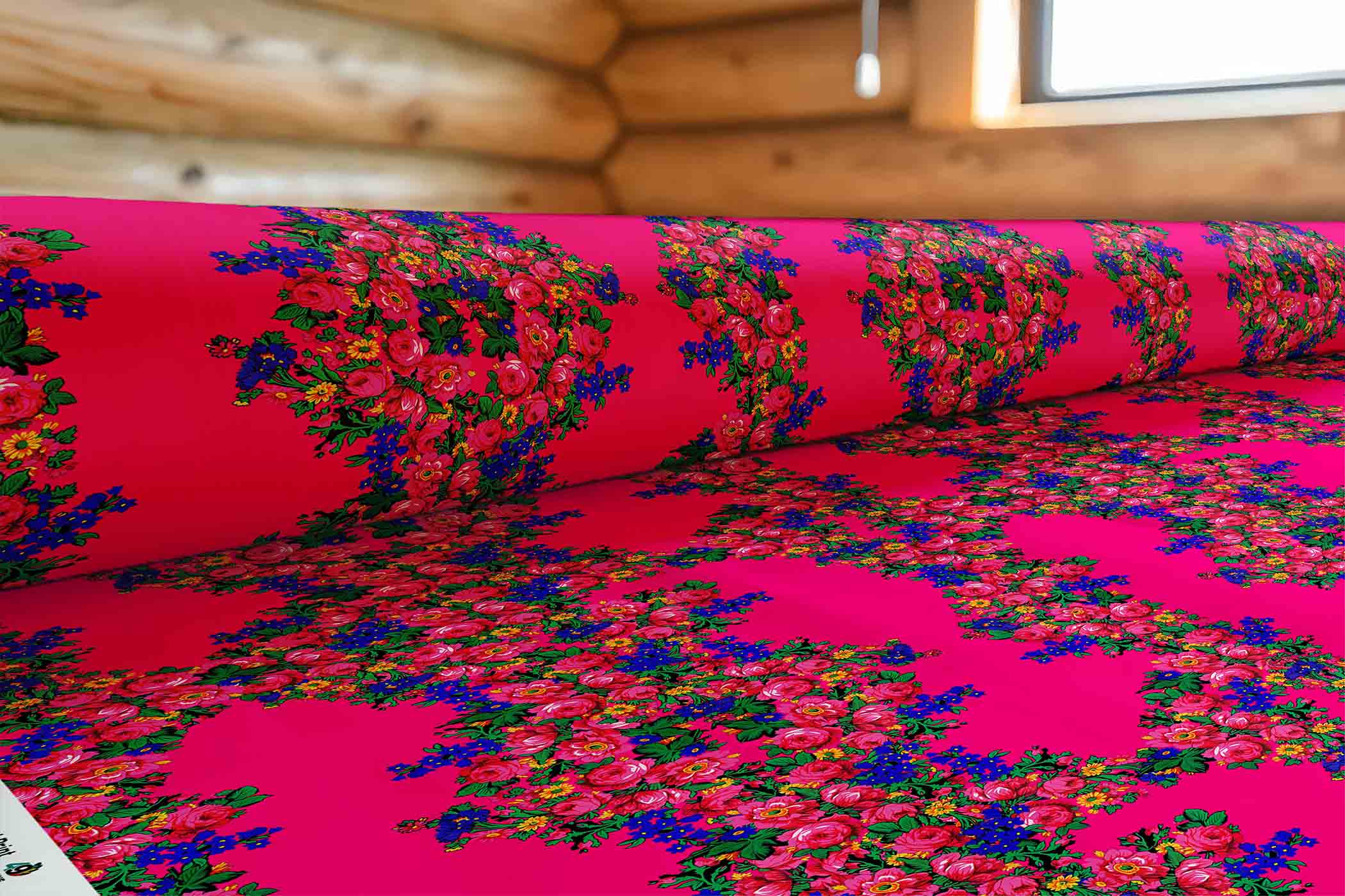 Kokum's Revenge Fuschia Cotton Poplin