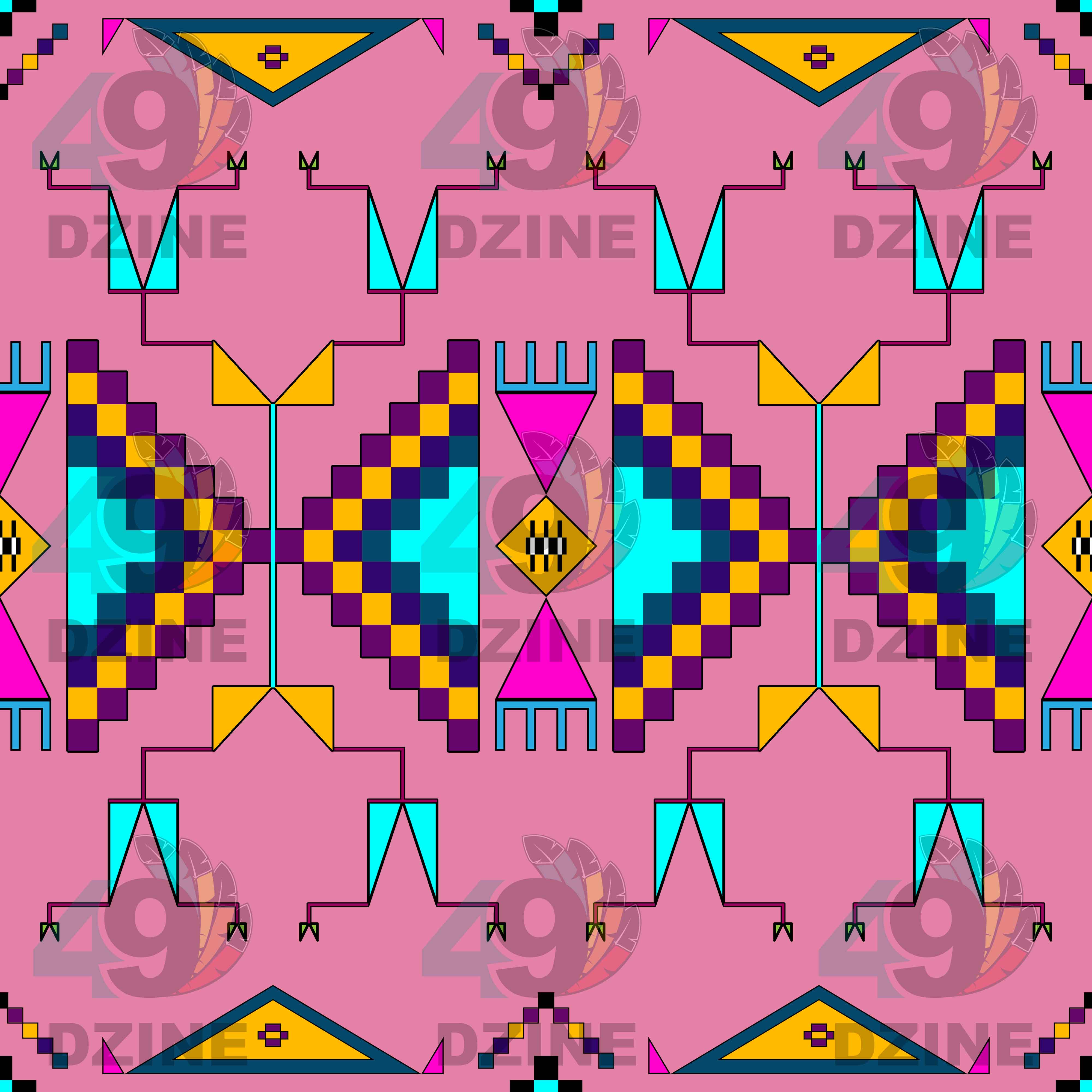 Rite of Passage Pink Cotton Fabric