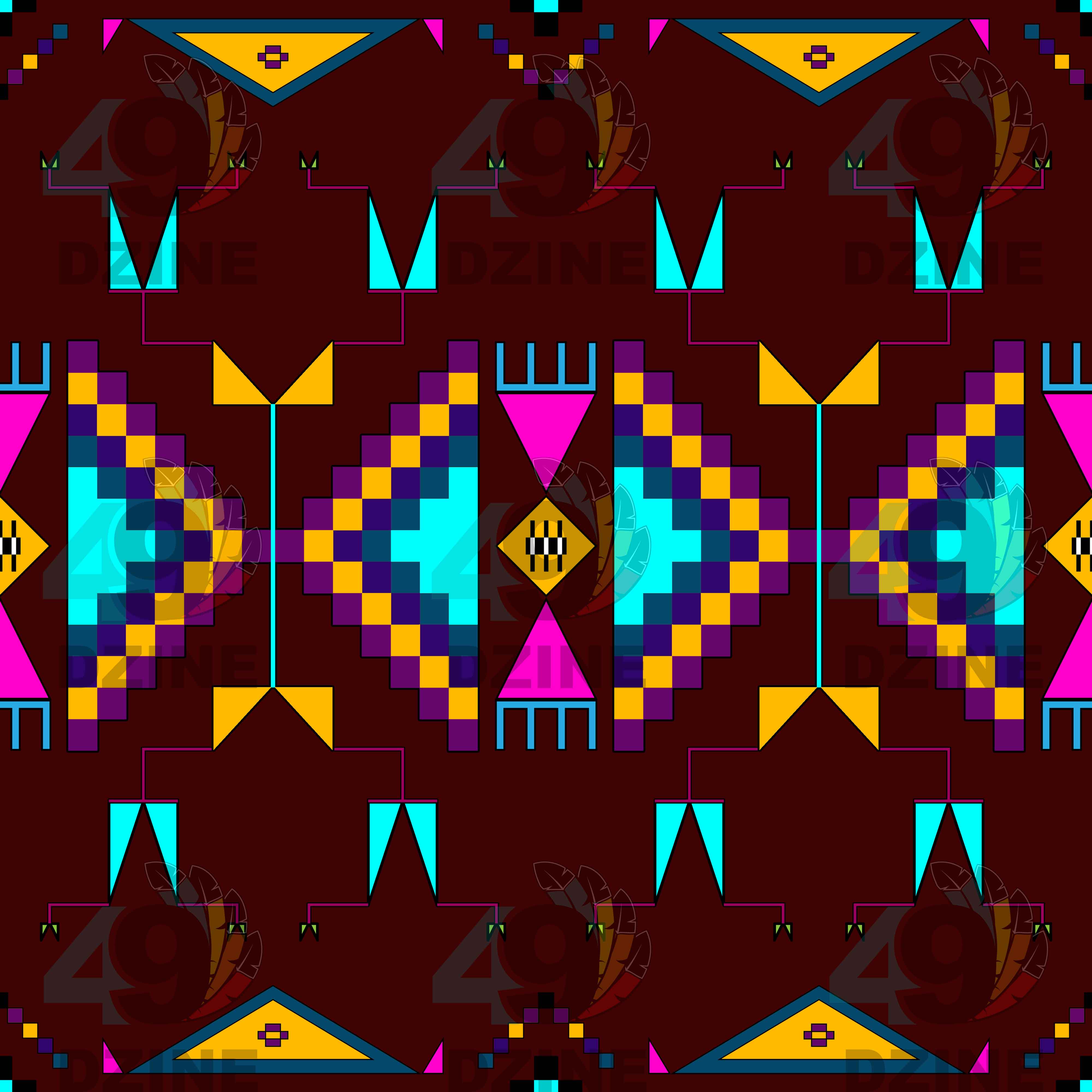 Rite of Passage Pemmican Berry Cotton Fabric