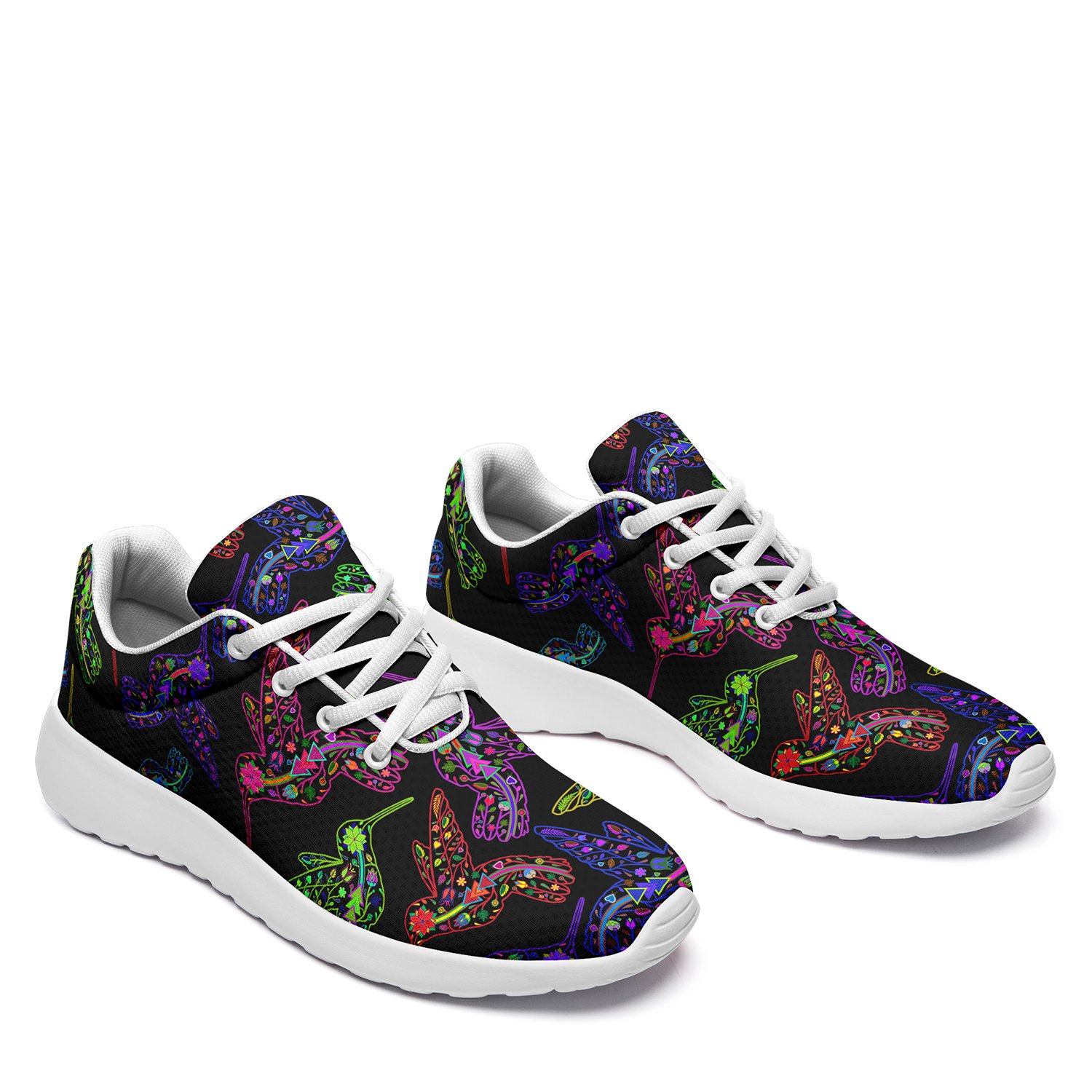 Floral Hummingbird Ikkaayi Sport Sneakers ikkaayi Herman