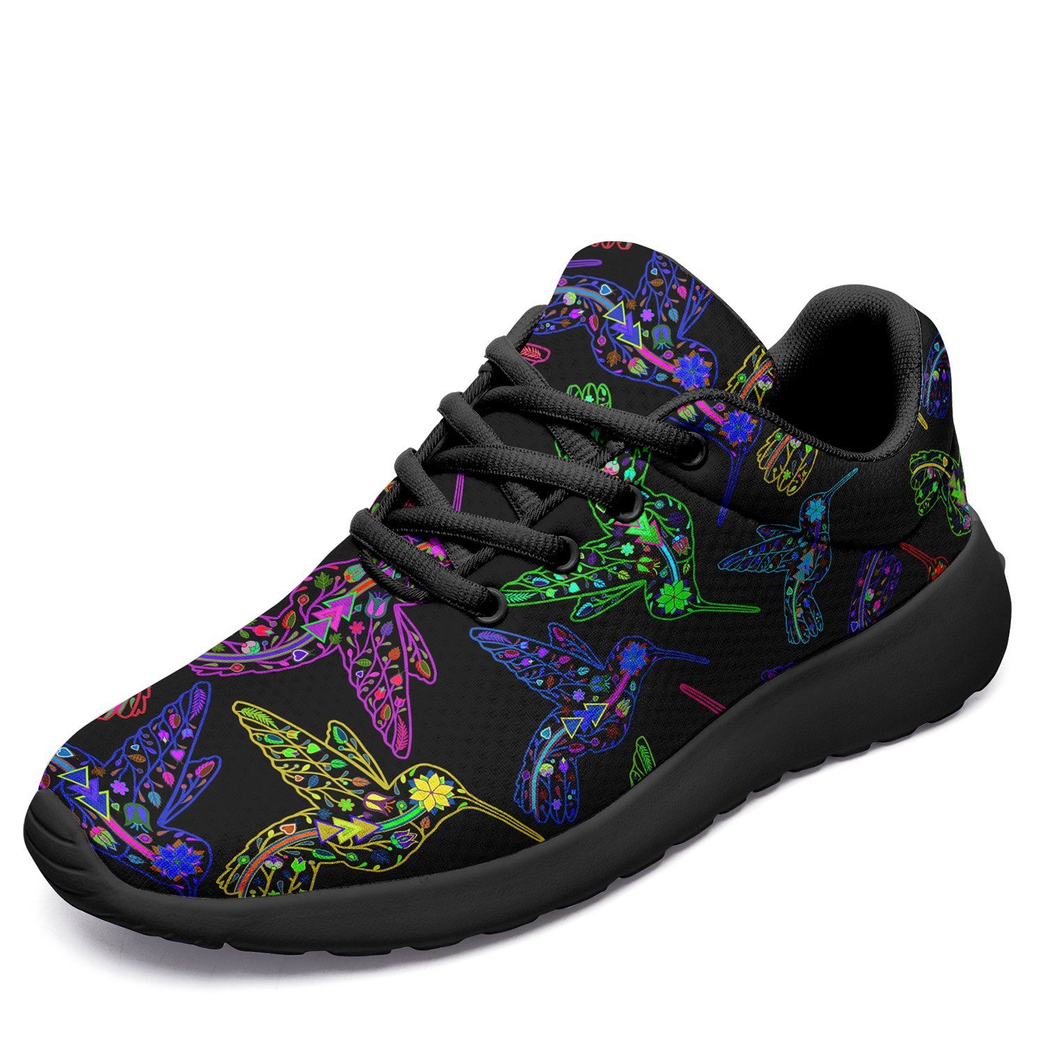 Floral Hummingbird Ikkaayi Sport Sneakers ikkaayi Herman