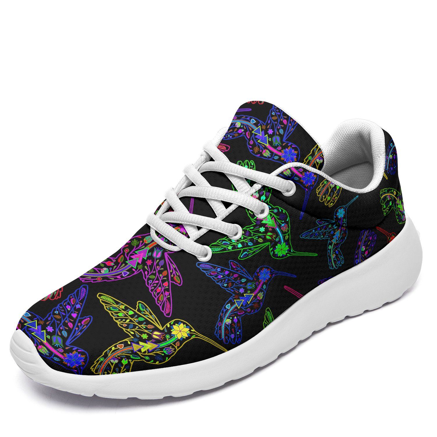 Floral Hummingbird Ikkaayi Sport Sneakers ikkaayi Herman