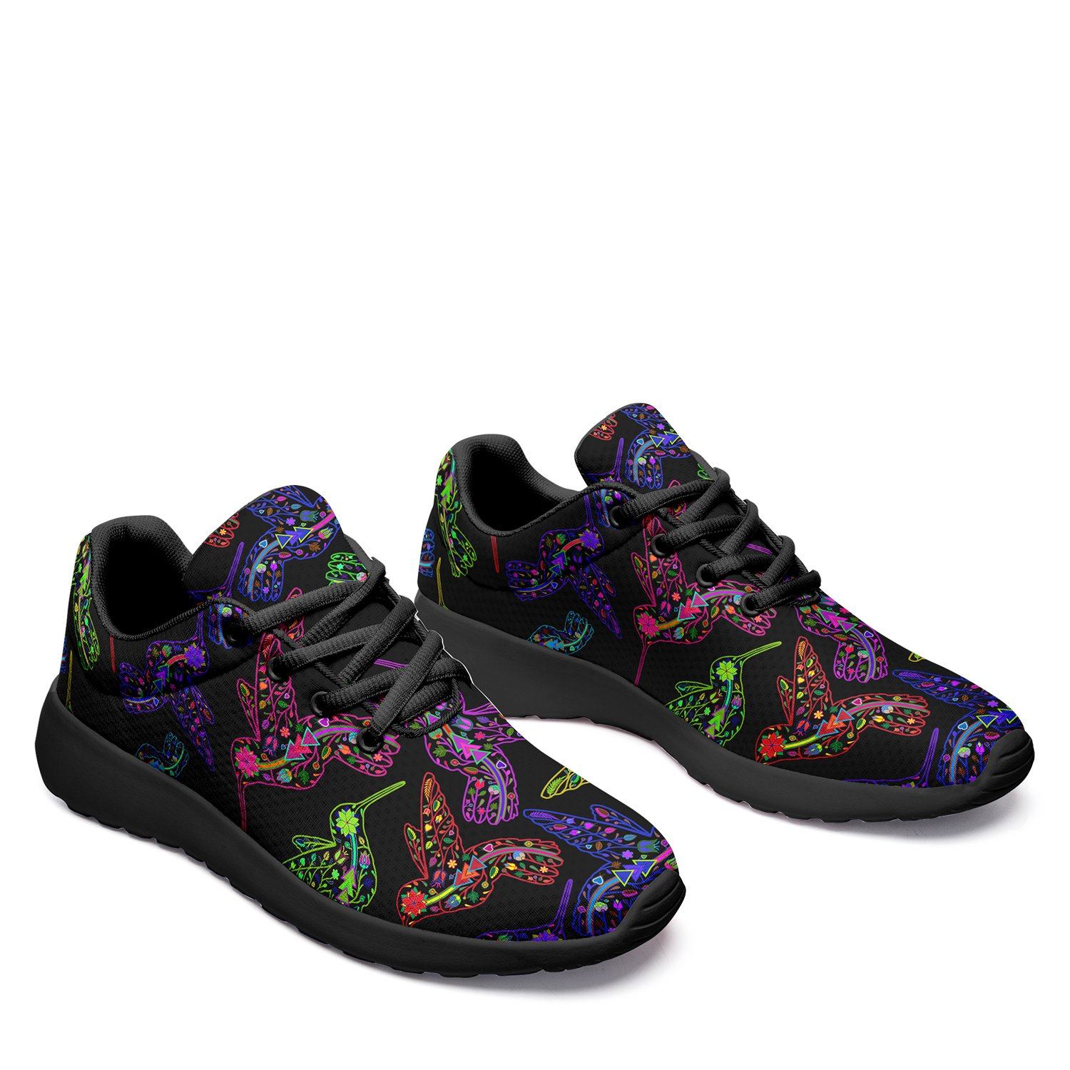 Floral Hummingbird Ikkaayi Sport Sneakers ikkaayi Herman