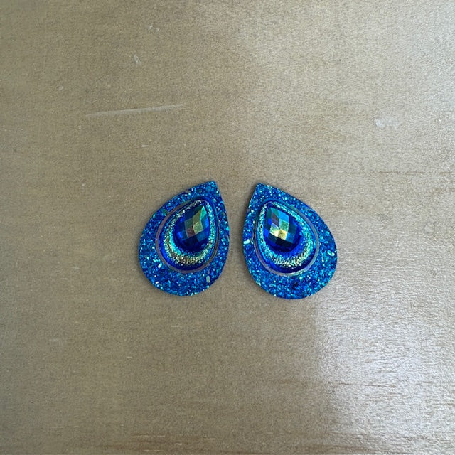 Teardop Cabochons Set of 2