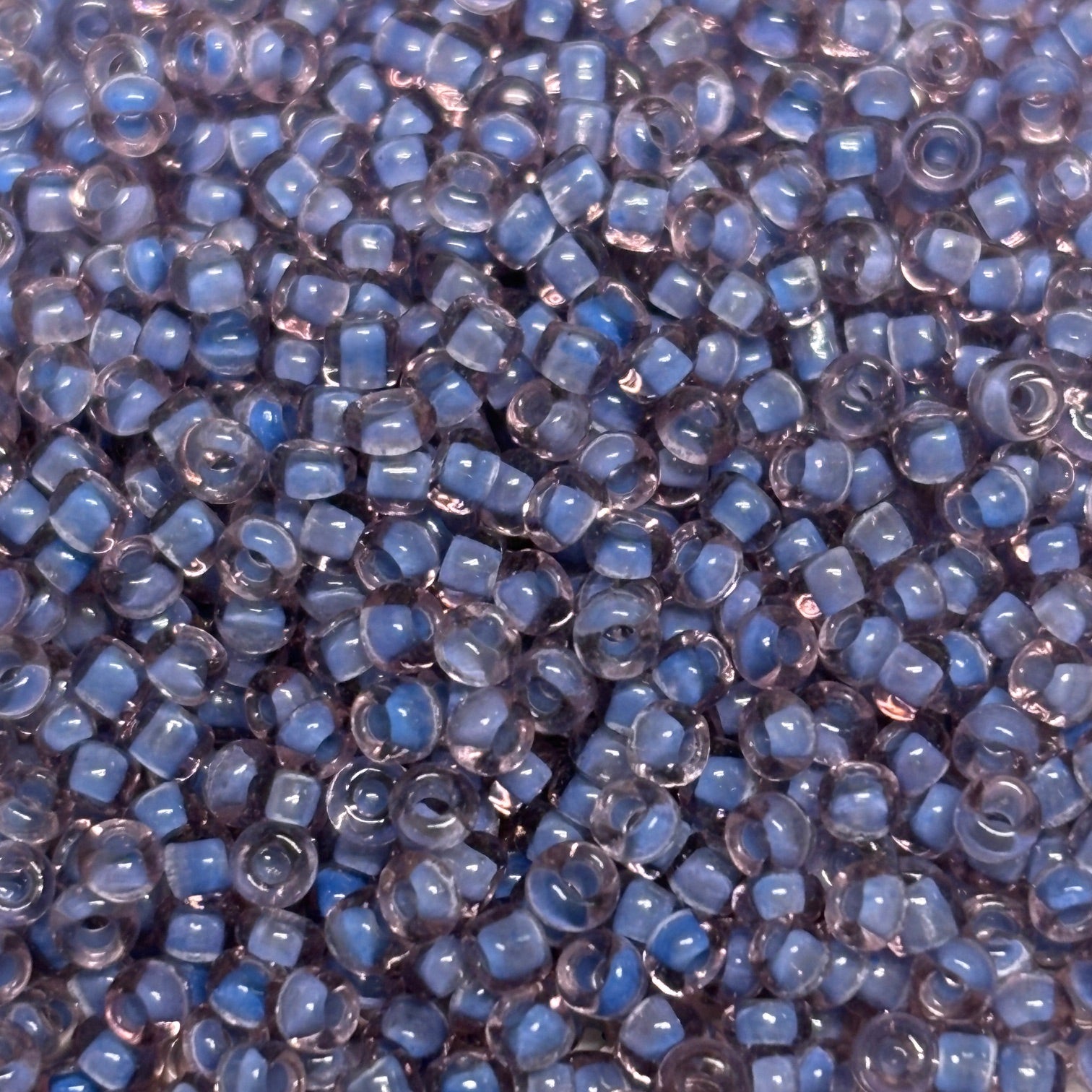Two Tone Seed Beads Size 11/0 - Stormy Sky