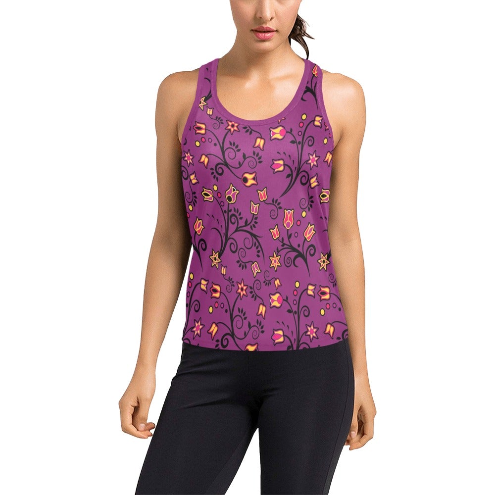 Lollipop Star Women's Racerback Tank Top (Model T60) Racerback Tank Top (T60) e-joyer