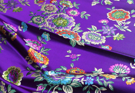 Petal Paradise River Jacquard Fabric