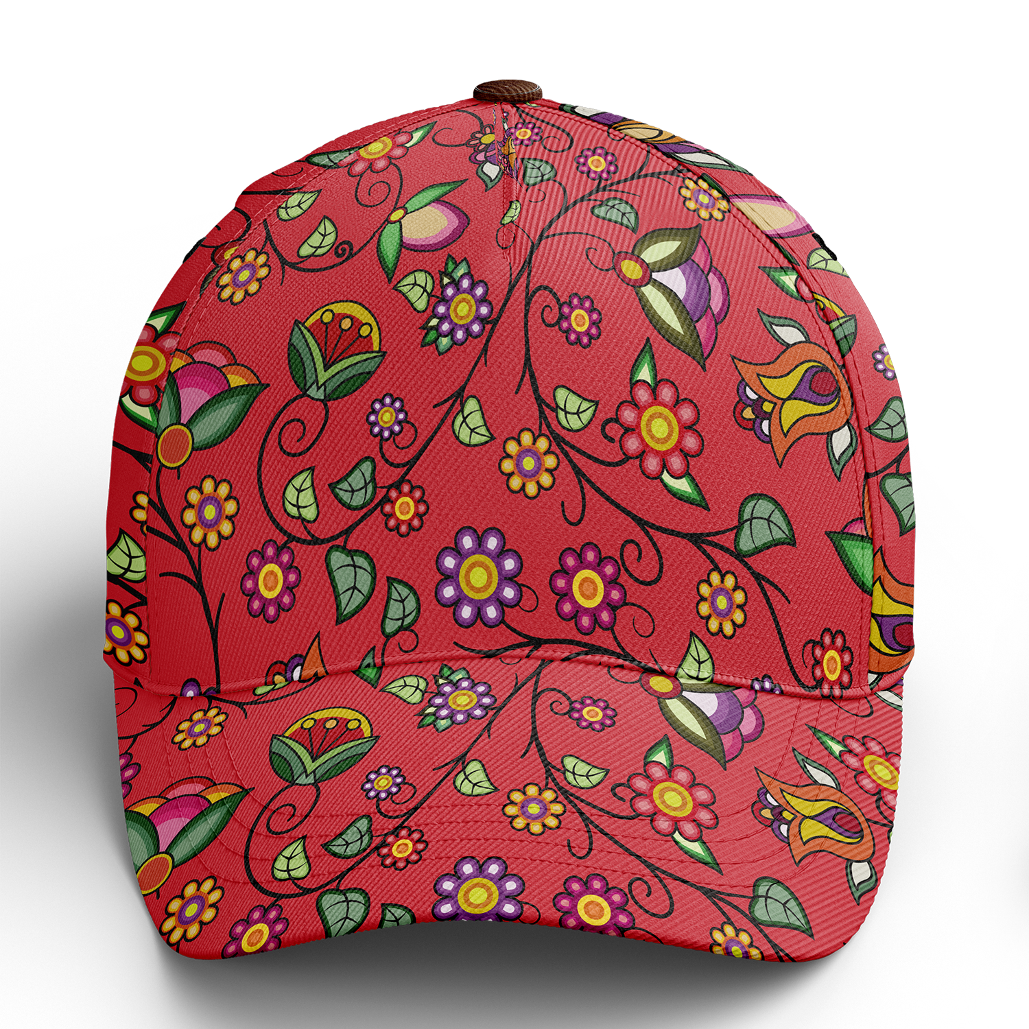 Heartbeat Petals Red Snapback Hat