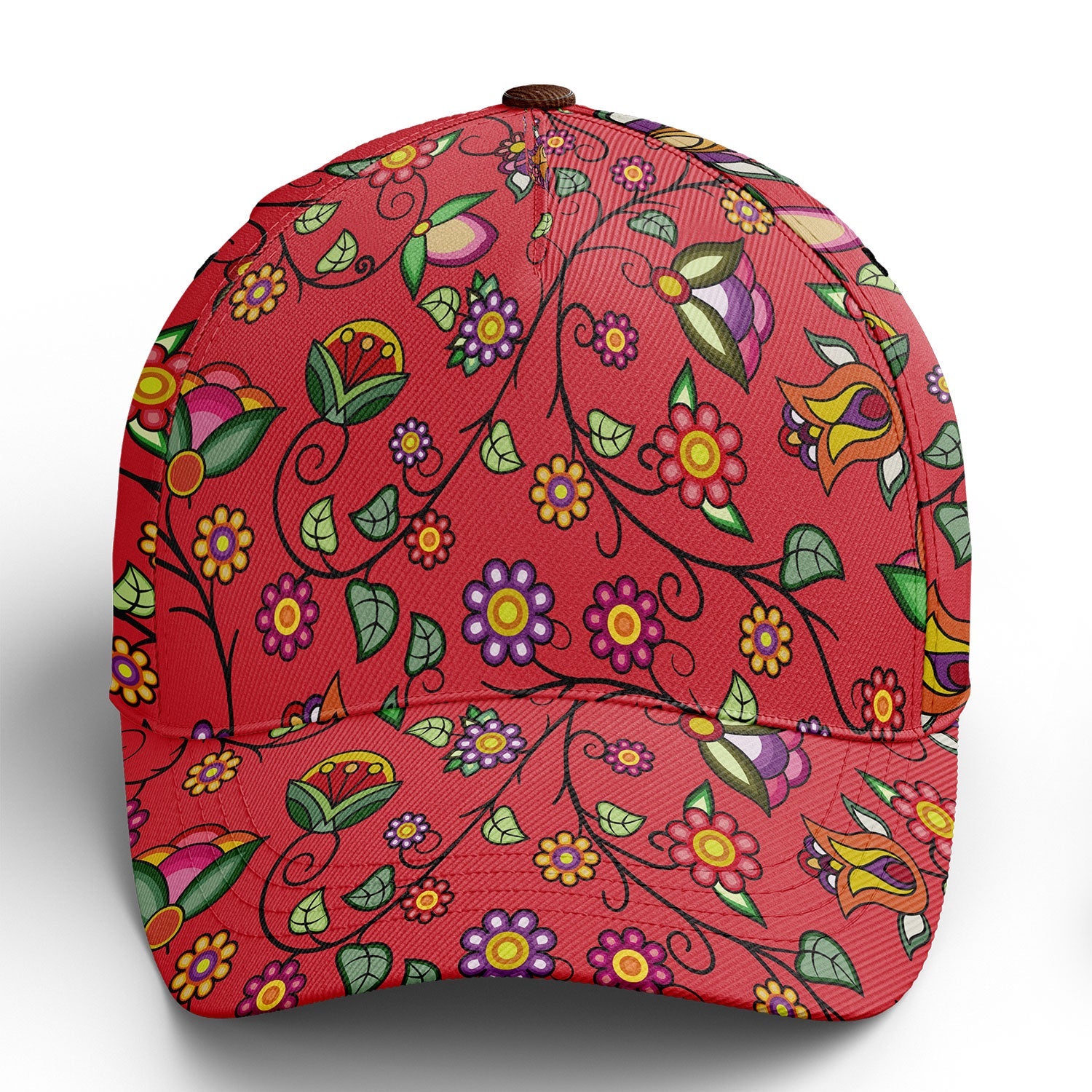 Heartbeat Petals Red Snapback Hat