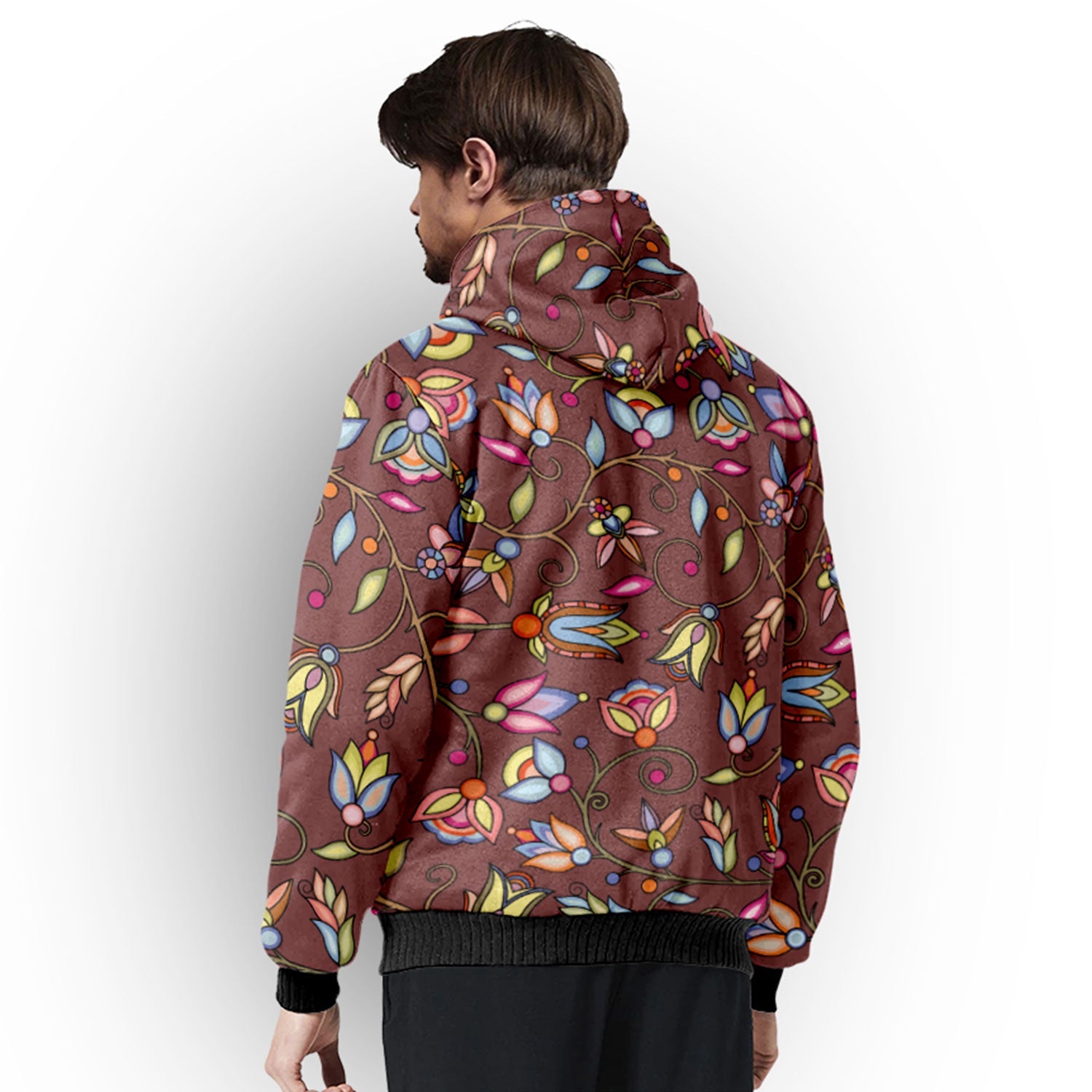 Buffalo Bloom Clay Sherpa Hoodie