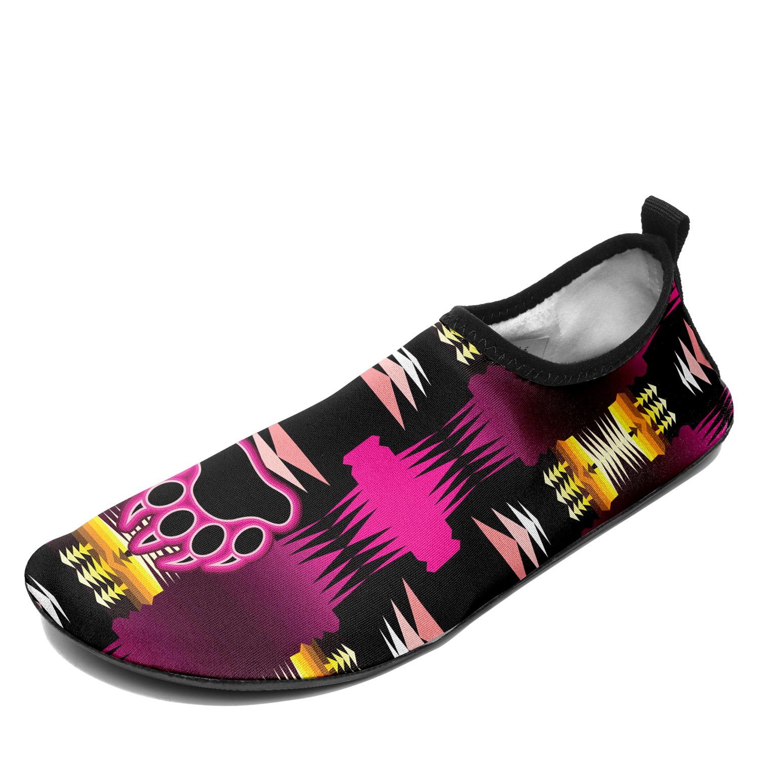 Kids Midnight Sage Pink Bearpaw Sockamoccs Slip On Shoes