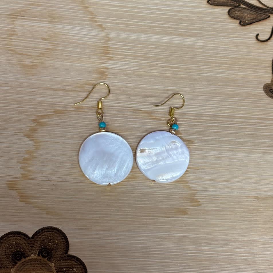 Mikey Runningbird Full Moon Earrings