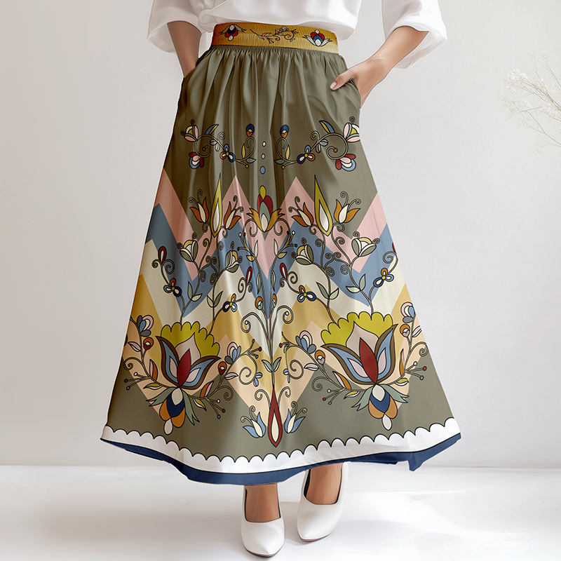 Thunder Mesa Petals Earthy Skirt