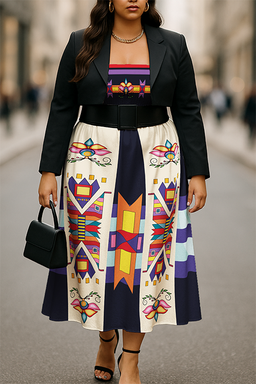 Echoes of the Lodge Dark Smock Top Dress