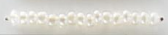 Transparent Lustered Seed Beads Size 11/0 - Snowflake
