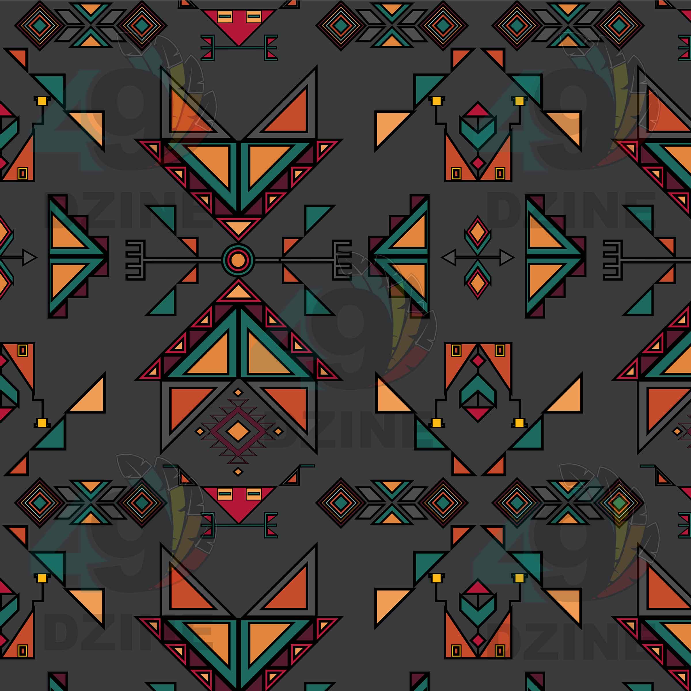 Arrow Dawn Gray Cotton Poplin