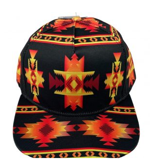 Geometric Snapback Hat