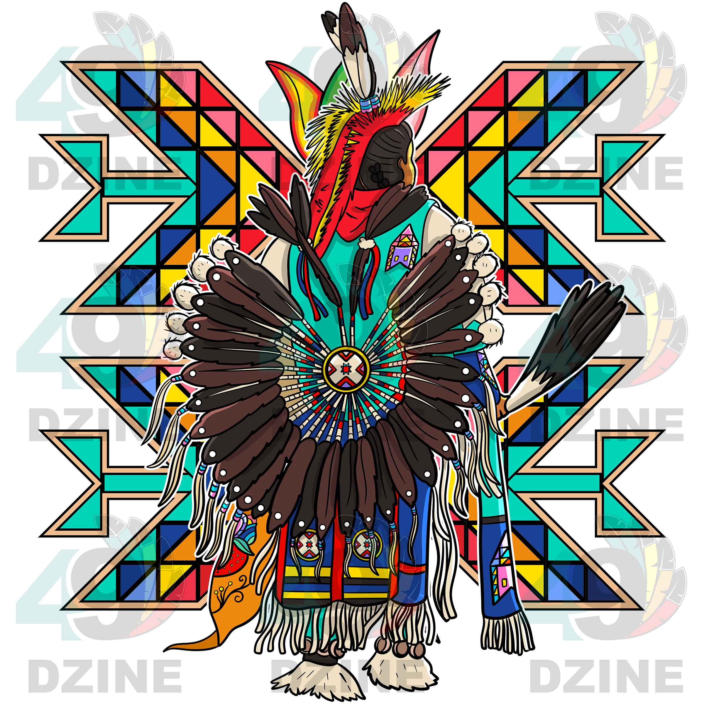 Men's Traditional Dancer Hoodies