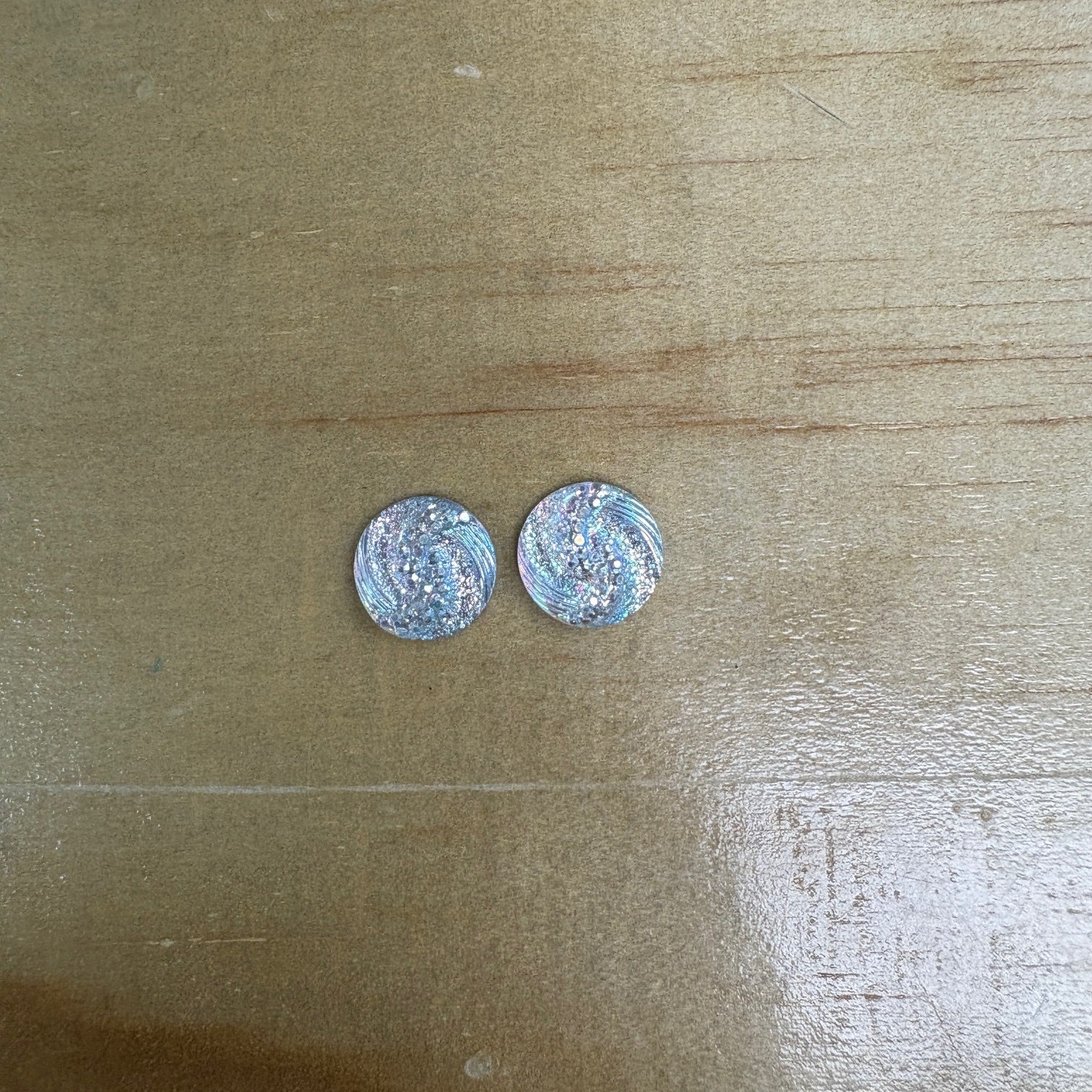 Small Swirl Cabochons Set of 2