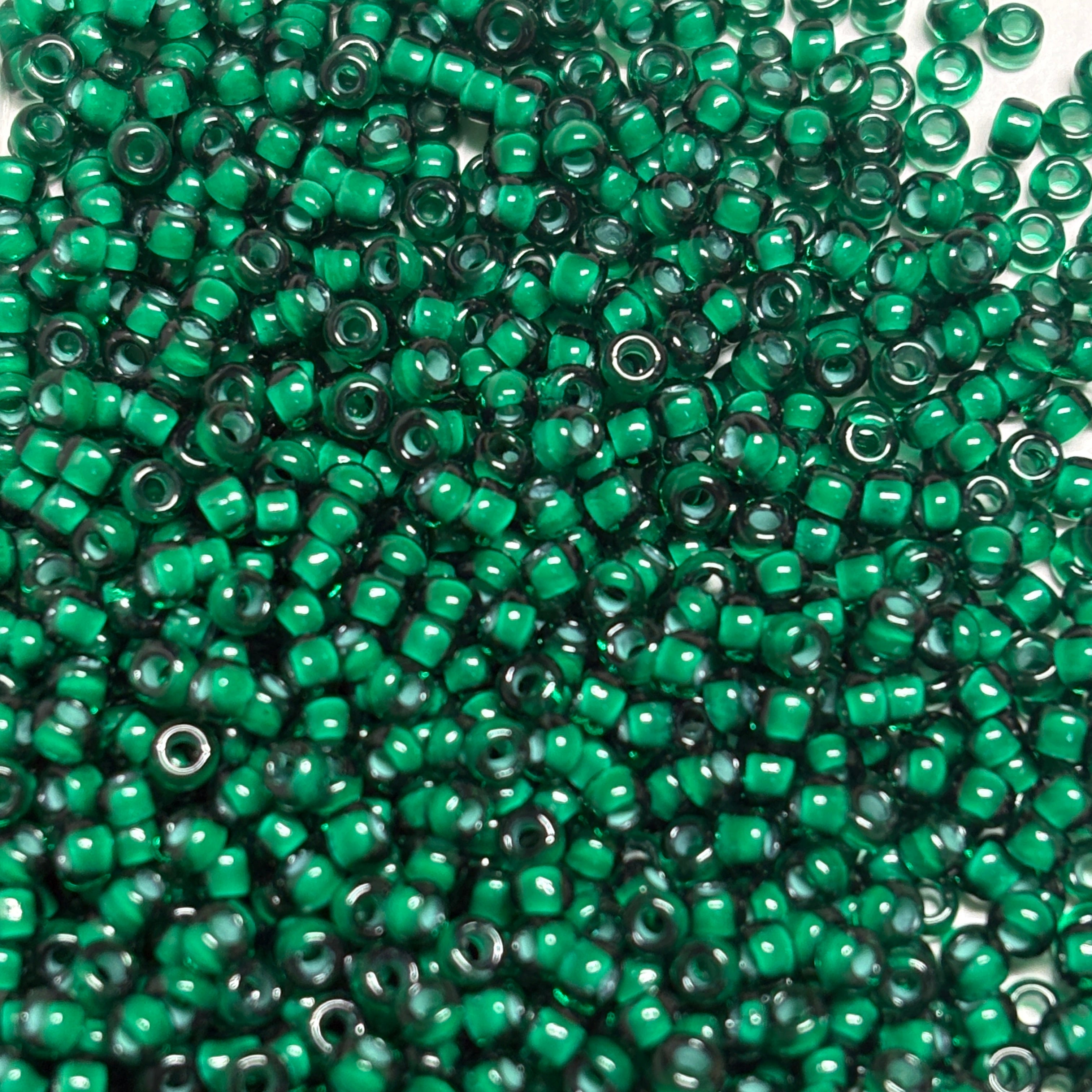 Two Tone Seed Beads Size 11/0 - Grass Gems