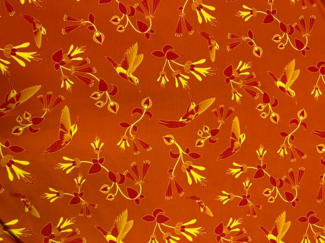 Swift Pastel Orange Satin Fabric By the Yard