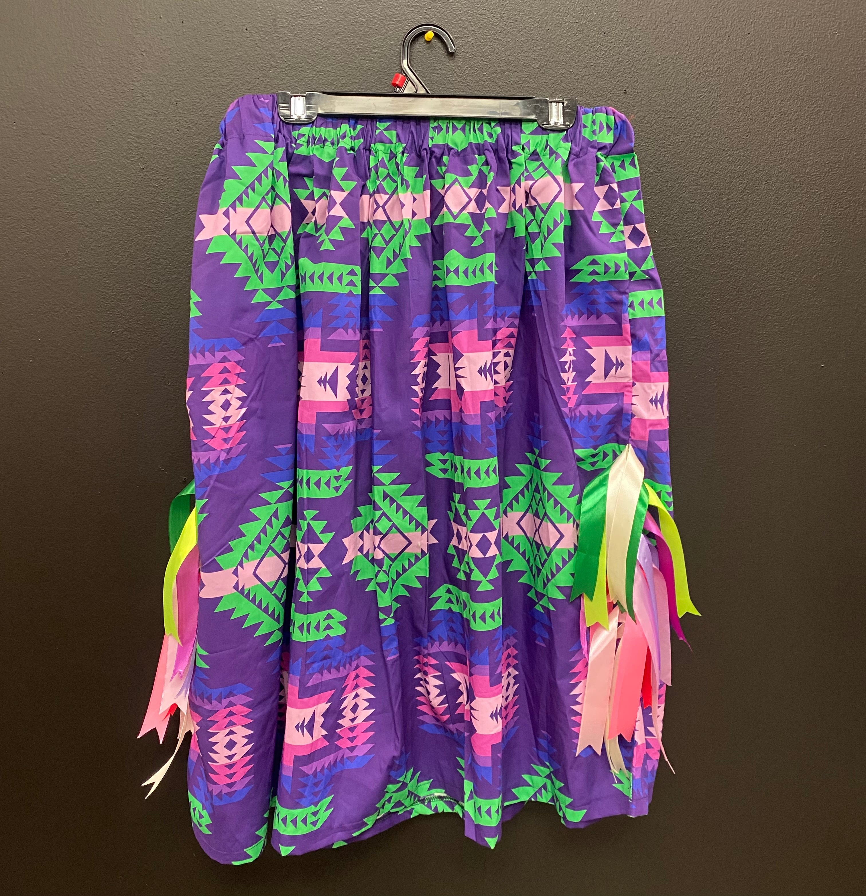 Pretty Blanket Purple 02 Ribbon Skirt