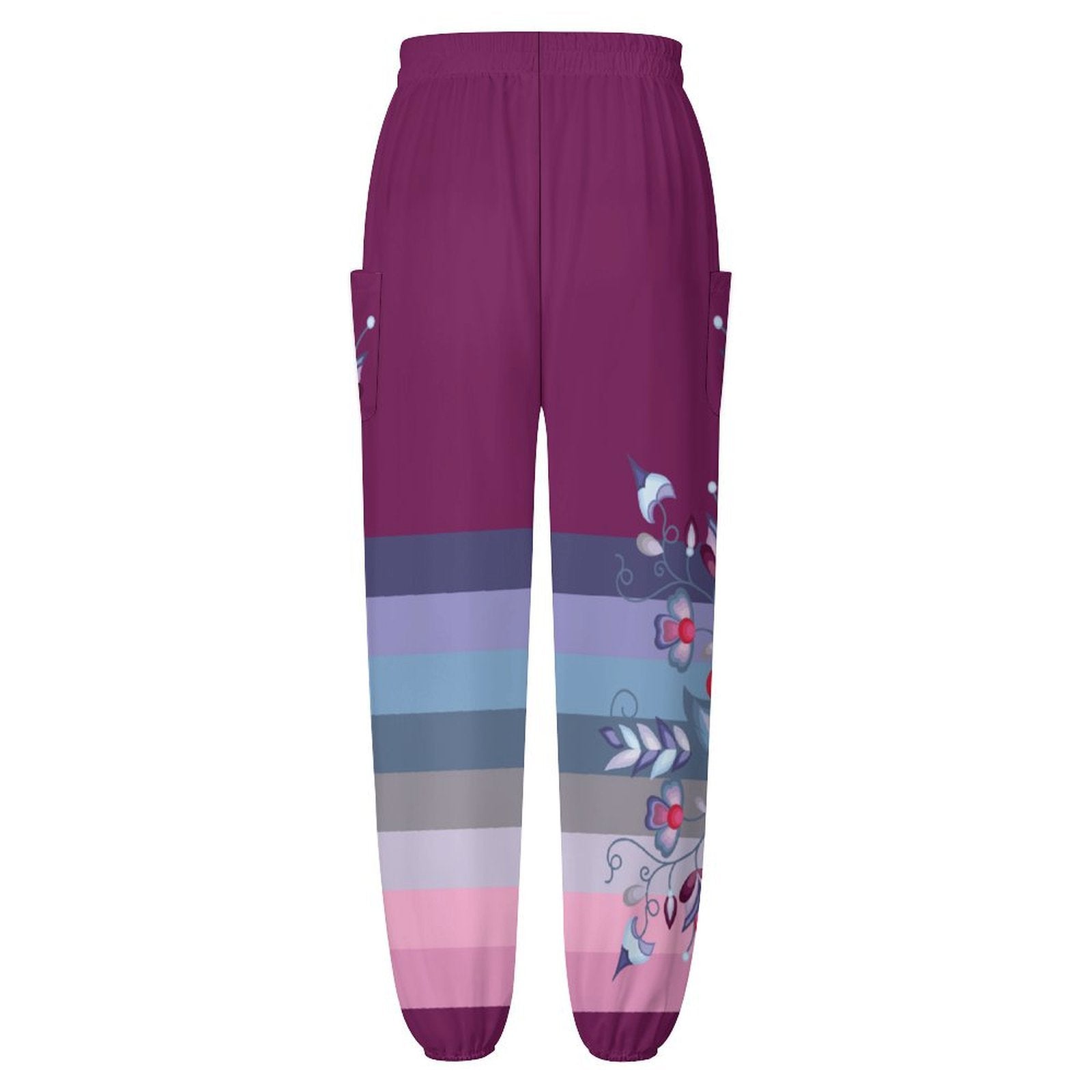 Twilight Hollyvine Purple Ribbon Joggers