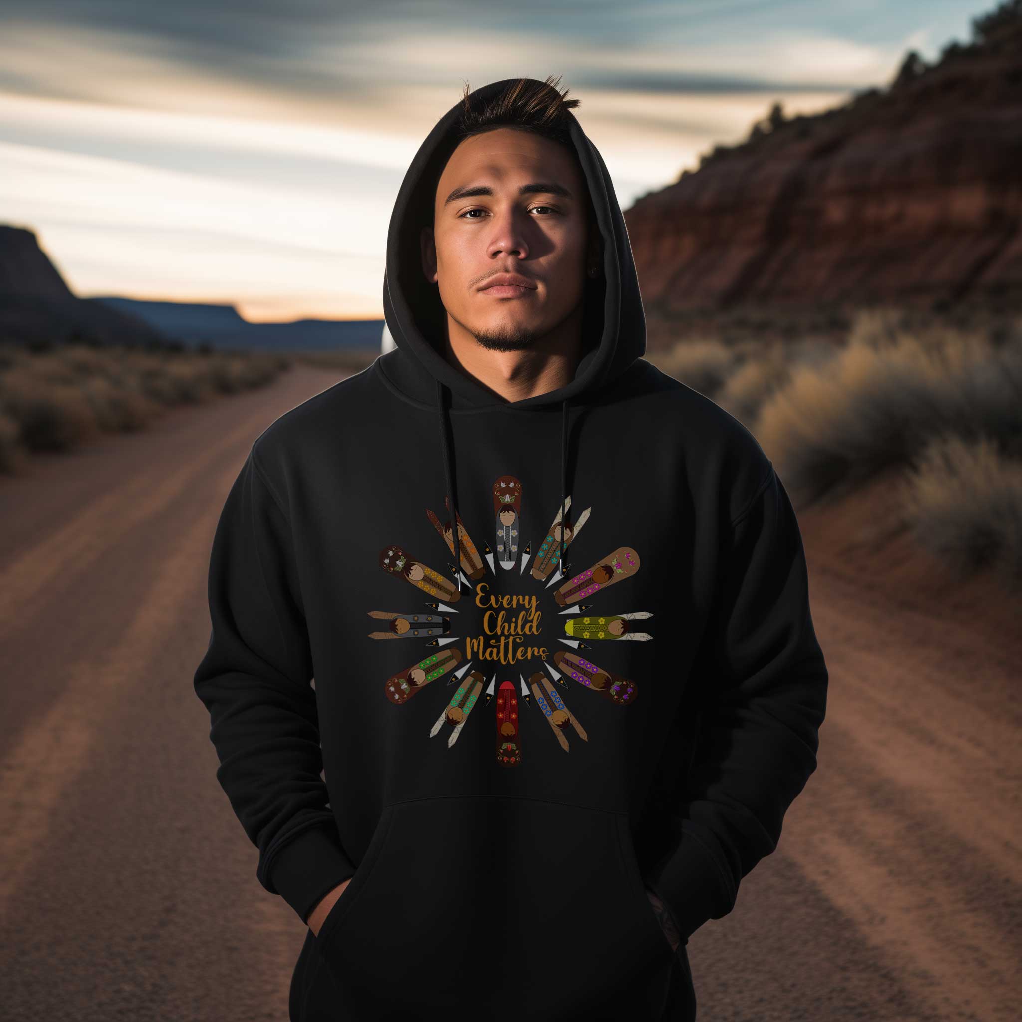 Every Child Matters Cradleboard Hoodie