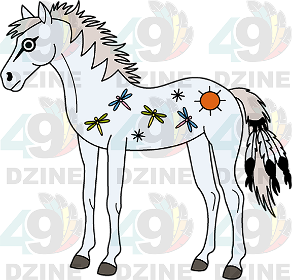 Horse 24 Transfer (Various Sizes)