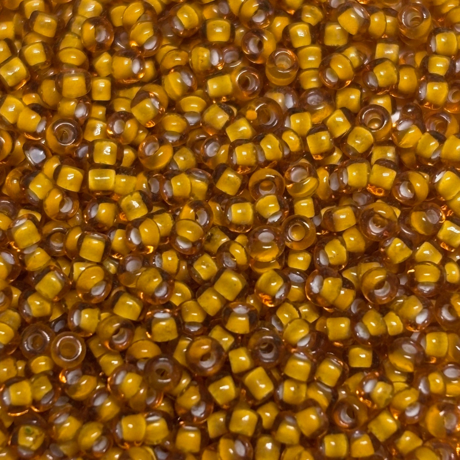 Two Tone Seed Beads Size 11/0 - Pumpkin Patch