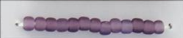 Frosted Color Seed Beads Size 11/0 - Purple Taffy