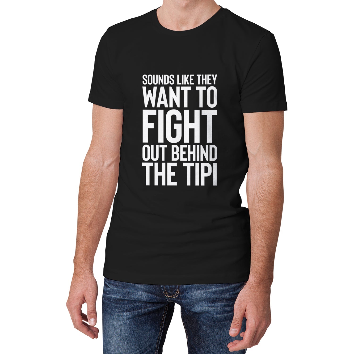 Behind the Tipi Unisex T-shirt
