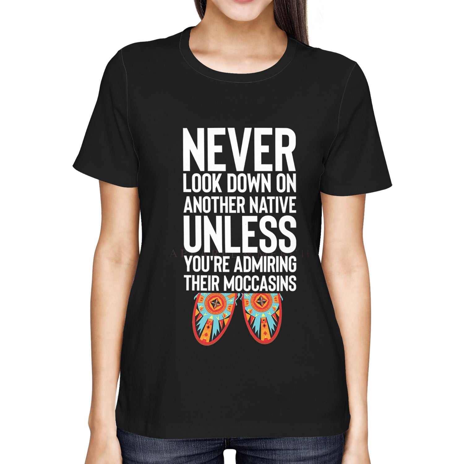 Never Look Down on Another Native Unisex T-shirt