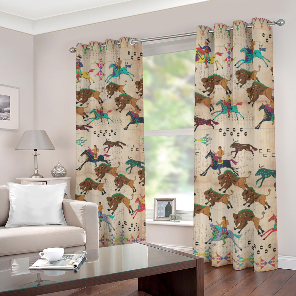 The Hunt Window Blackout Curtain  (42 inch x 45 inch)