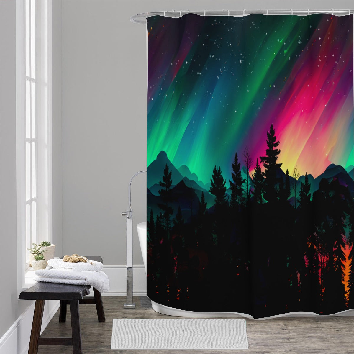 Aurora Medicine Animal 4 Shower Curtain (59 inch x 71 inch)