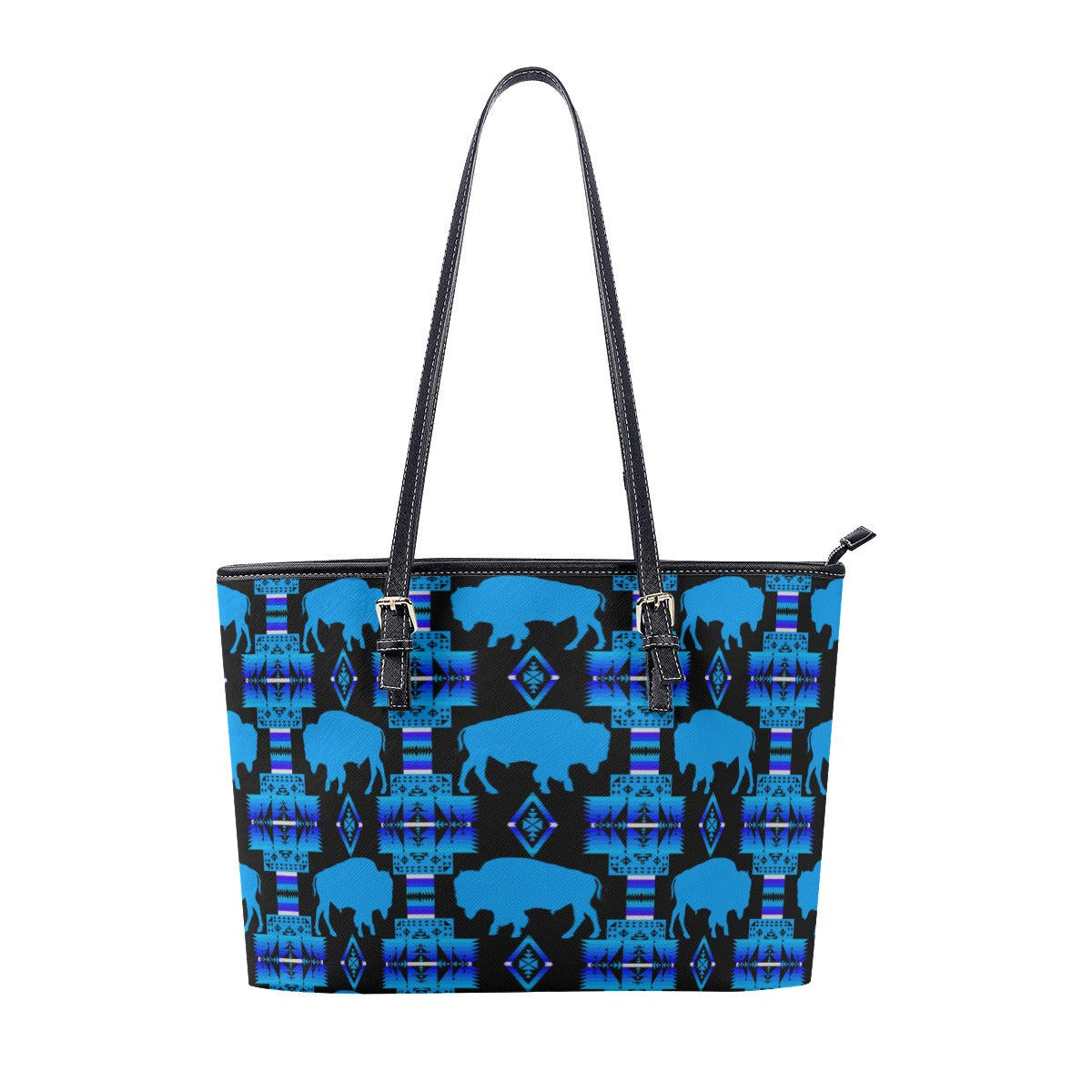 Midnight Buffalo Tote Handbag