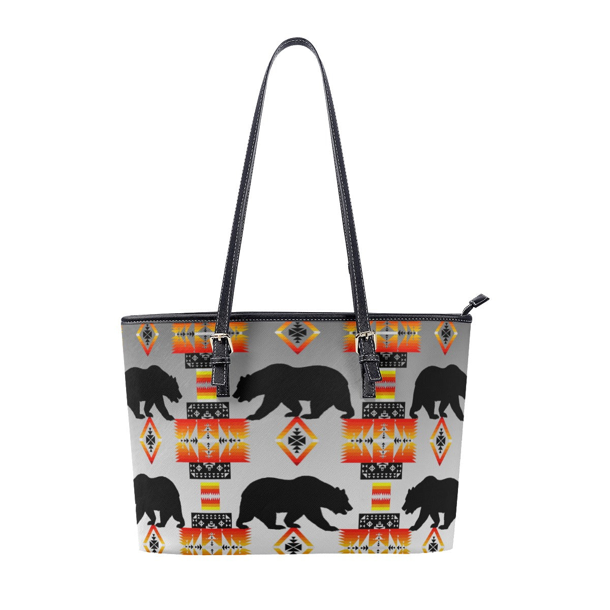 Seven Tribes Bear Tote Handbag