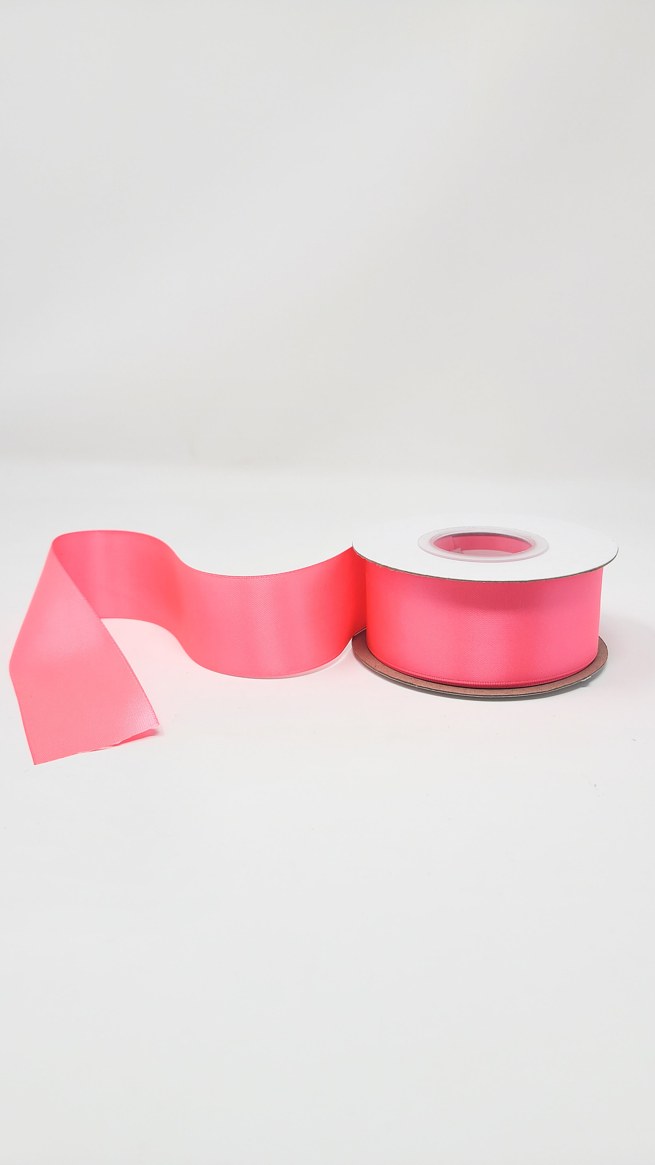 Hot Pink - Double Face 1.5 inch Solid Colored Ribbon