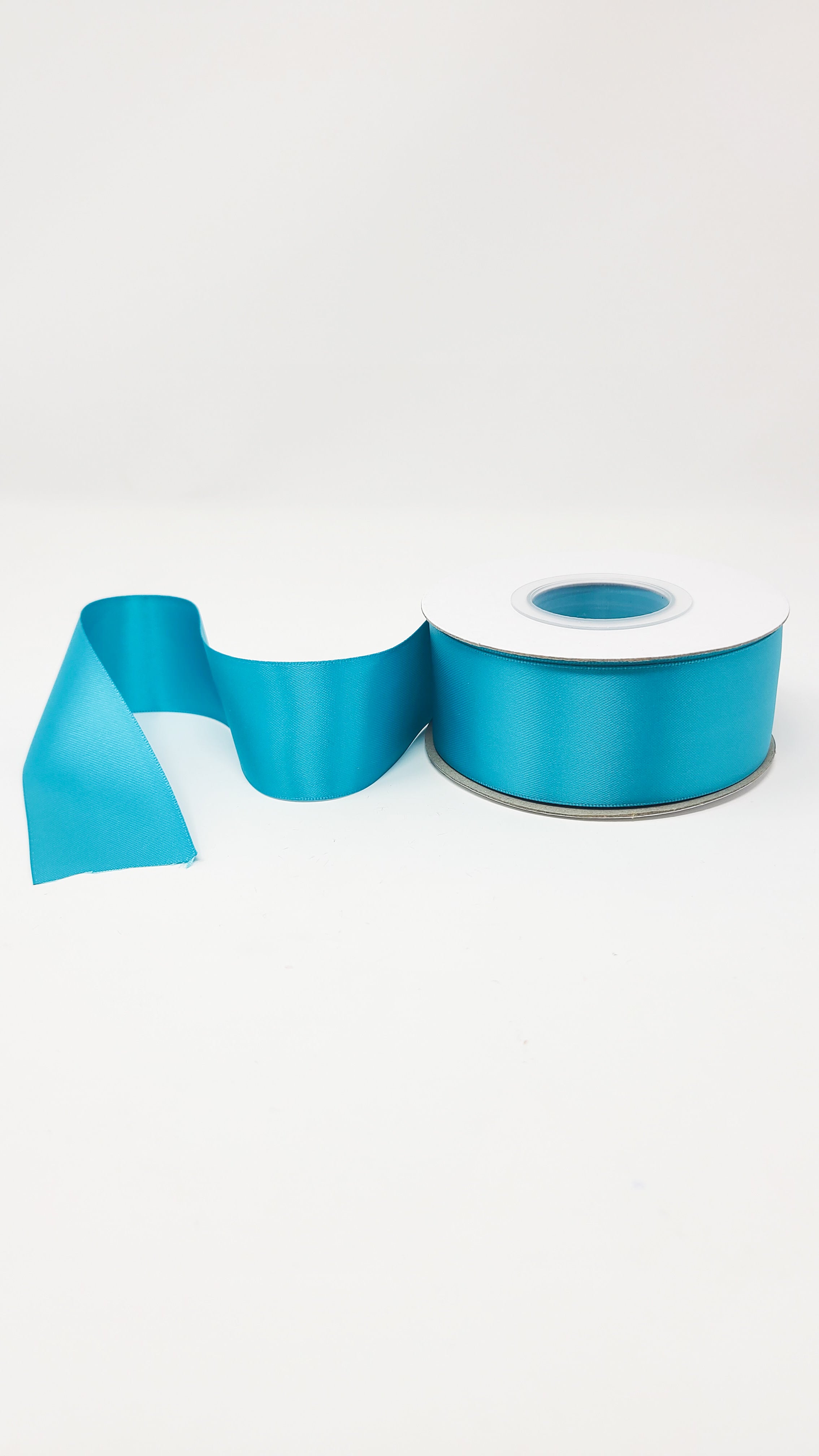Tomato Blue - Double Face 1.5 inch Solid Colored Ribbon