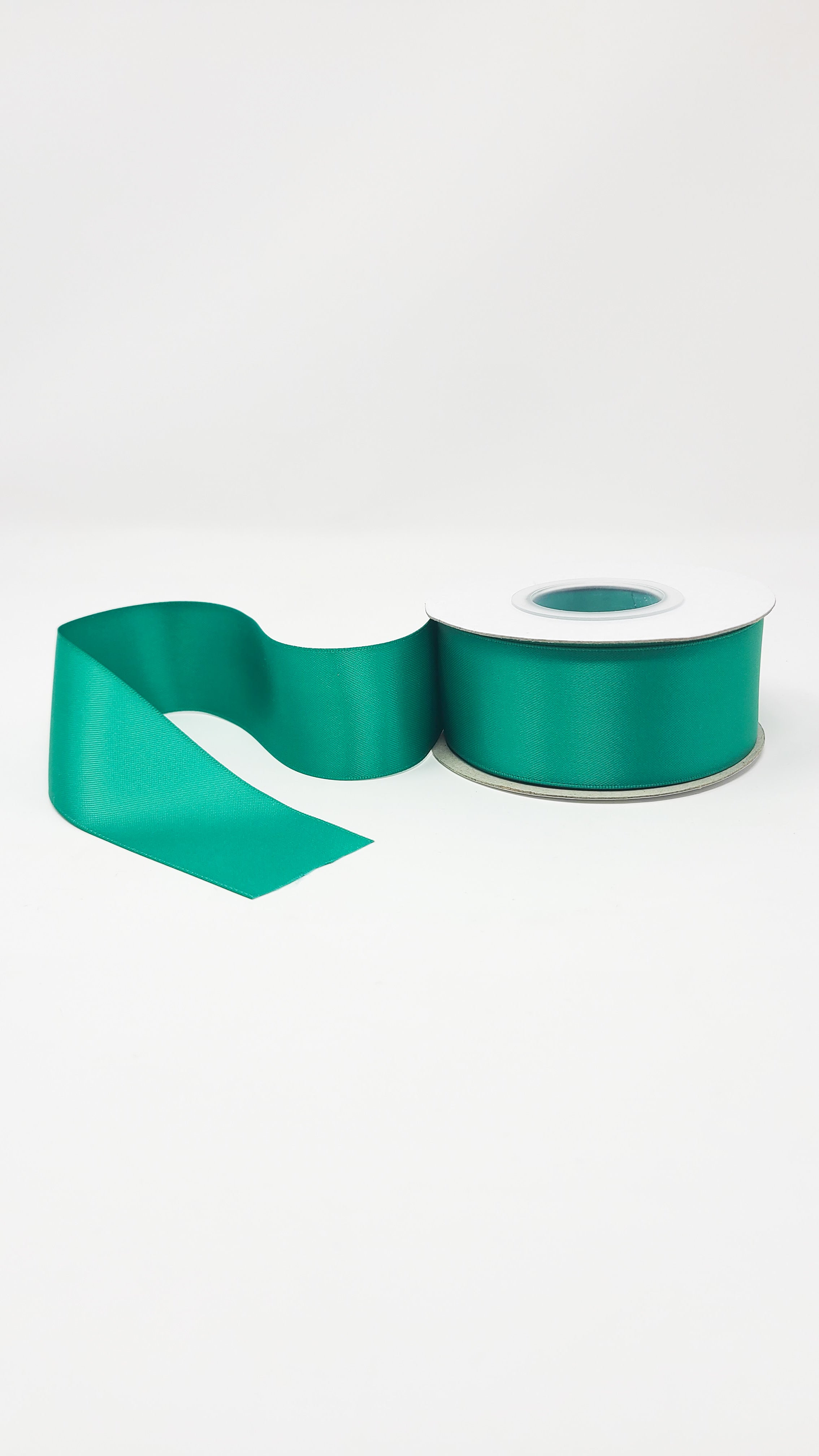 Parrot Green - Double Face 1.5 inch Solid Colored Ribbon