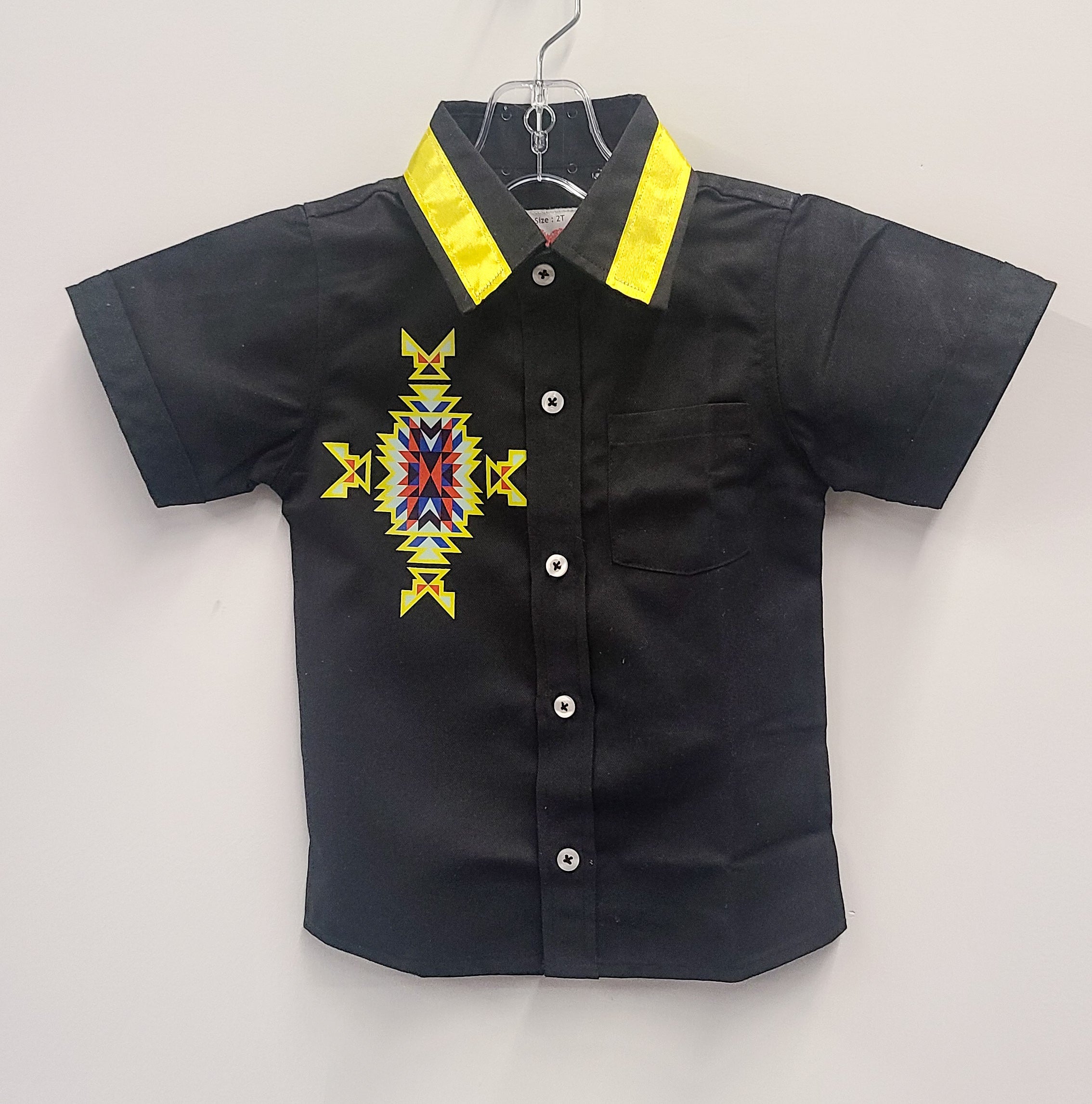 Toddlers Button Up Collared Shirts- 2T
