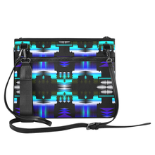 Load image into Gallery viewer, Midnight Sage Slim Clutch Bag
