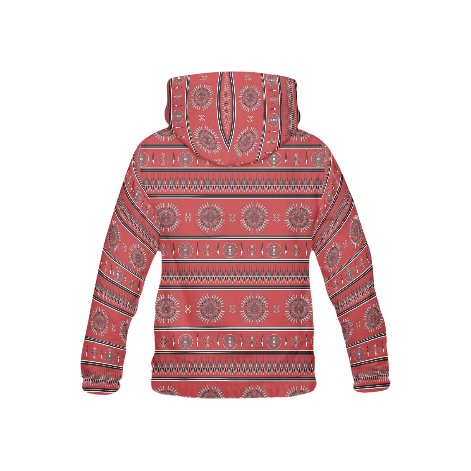 Evening Feather Wheel Blush All Over Print Hoodie for Kid (USA Size) (Model H13)