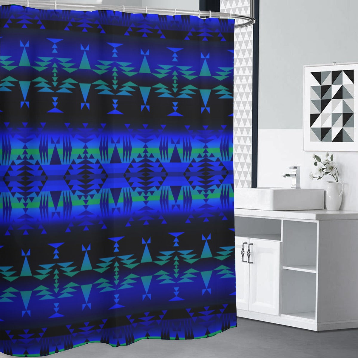Between the Blue Ridge Mountains Shower Curtain (59 inch x 71 inch)