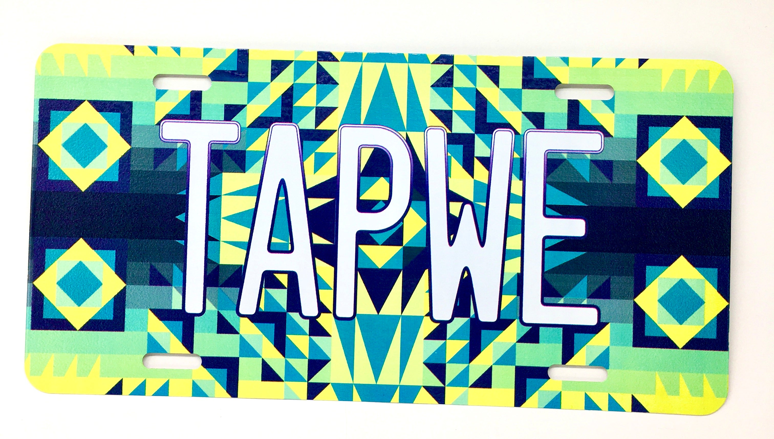 TAPWE Kaleidoscope Juane Bleu Vanity Plate